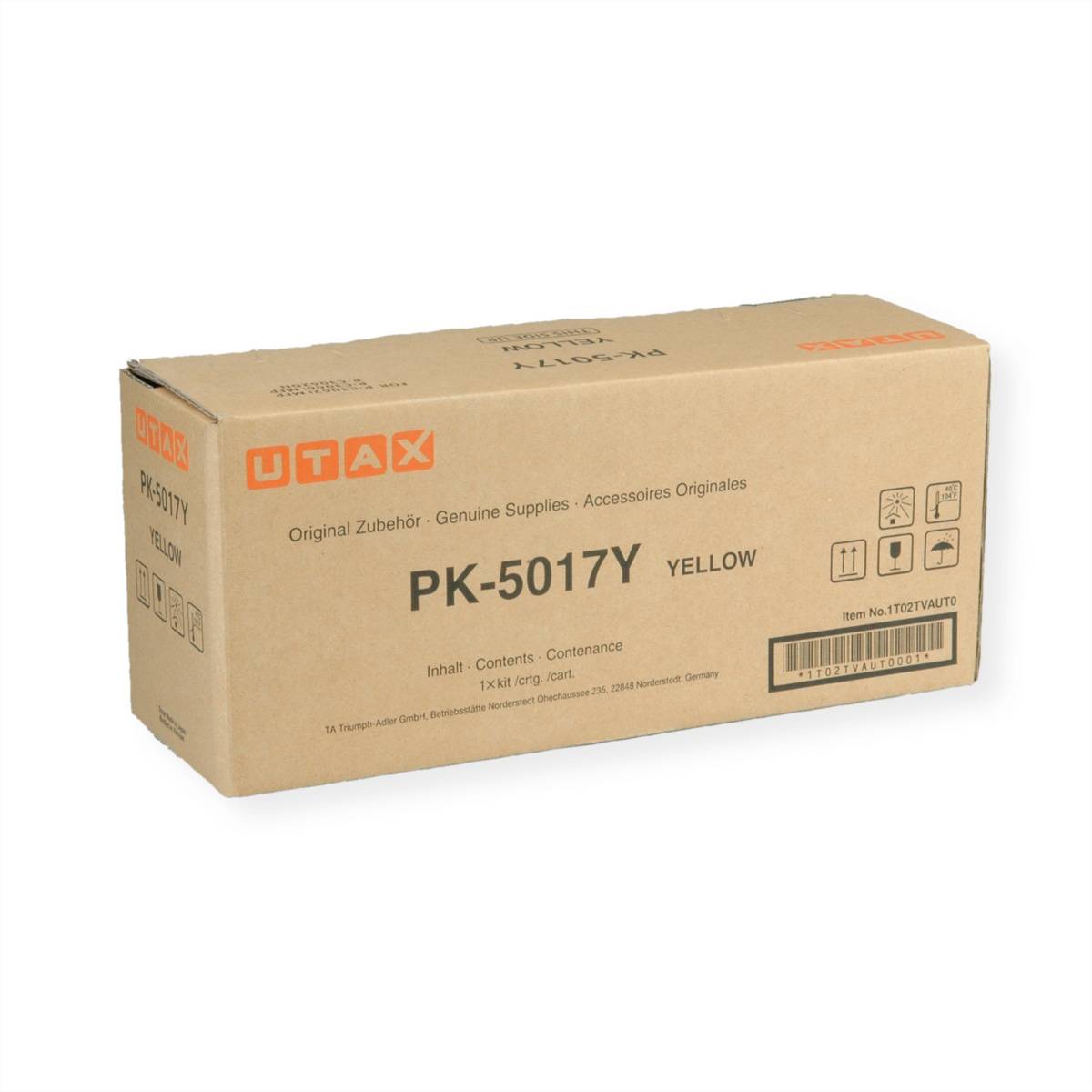 UTAX 1T02TVAUT0, 8000 Seiten, Gelb, 1 Stück(e)