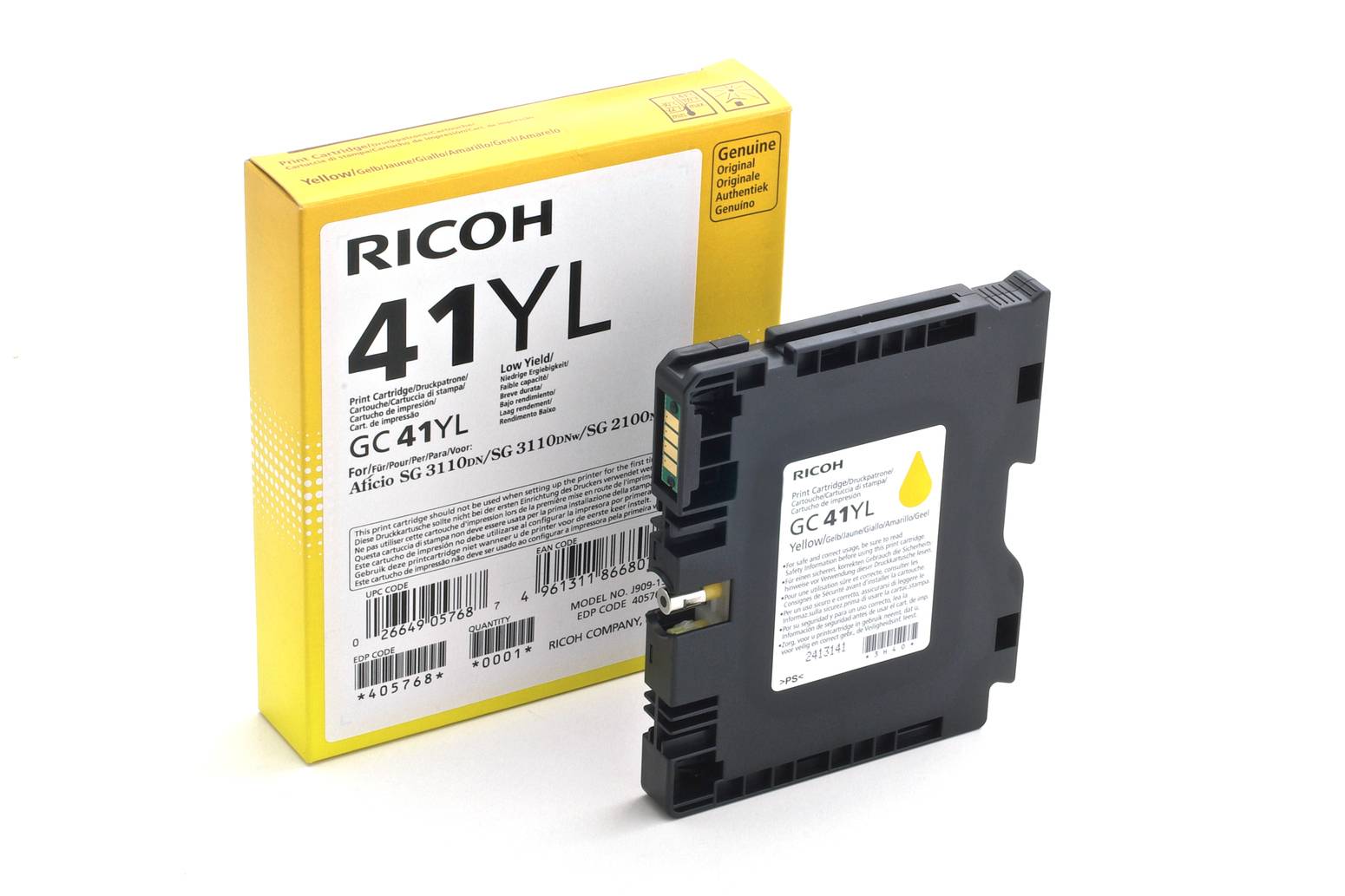 Ricoh GC 41YL - Low Yield - Gelb - Original - Tintenpatrone