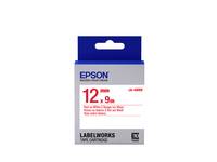 Epson LabelWorks LK-4WRN - Rot auf Weiß - Rolle (1,2 cm x 2,9 m)