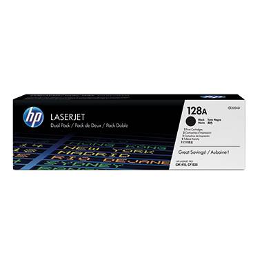 HP Toner CE320AD 128A 2.000Seiten schwarz 2 St./Pack.