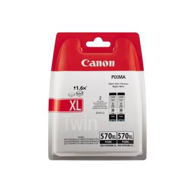 Canon Tintenpatrone 0318C007 PGI570XLBK schwarz 2 St./Pack.