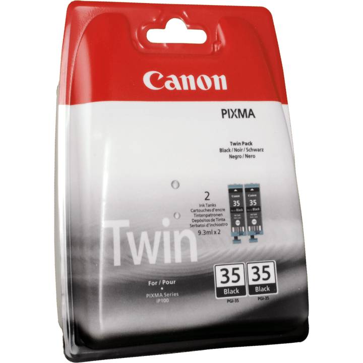 Canon Tintenpatrone 1509B012 PGI35BK 9,3ml schwarz 2 St./Pack.