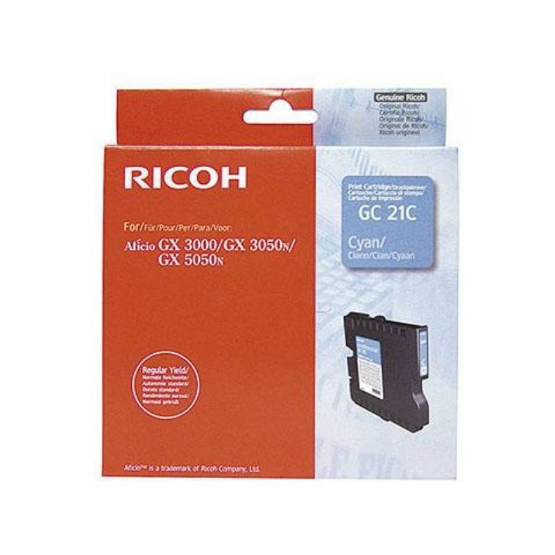 Ricoh GC 21C - Cyan - Original - Tintenpatrone - für Ricoh Aficio GX3000 - Afici