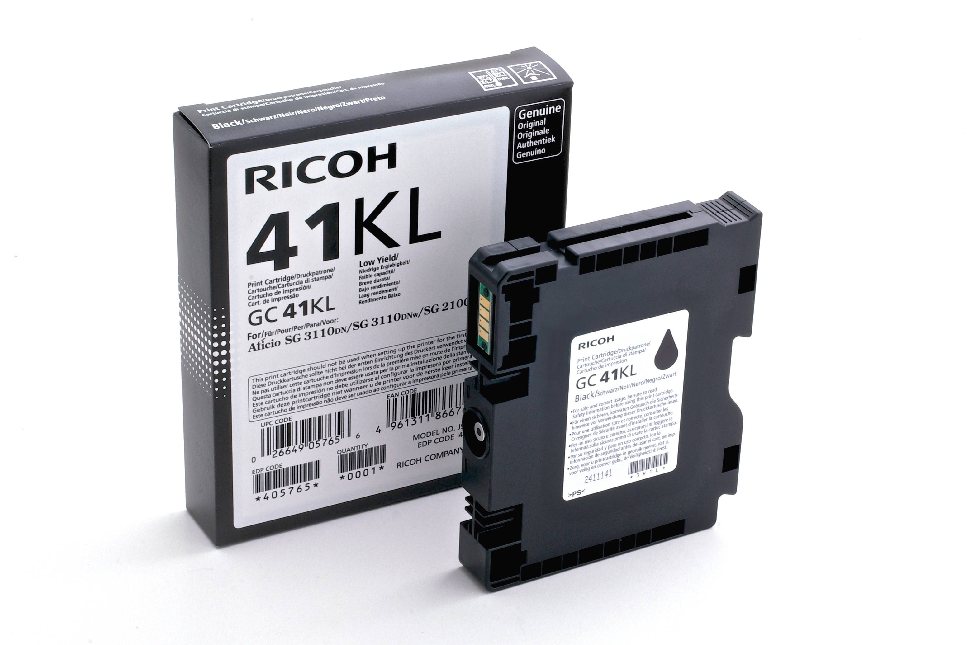 Ricoh GC 41KL - Low Yield - Schwarz - Original