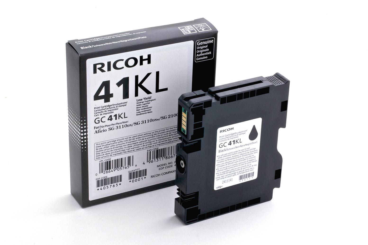Ricoh GC 41KL - Low Yield - Schwarz - Original