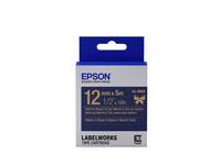 Epson LabelWorks LK-4HKK - Seidig - gold auf marineblau - Rolle (1,2 cm x 5 m)