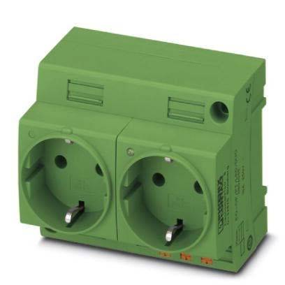 Phoenix Contact Doppelsteckdose EO-CF/PT/LED/DUO/GN