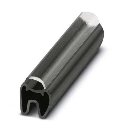 Ein Metallrollstift mit einer gerillten, zylindrischen Form, der zur Sicherung der Position von zwei Maschinenteilen verwendet wird, um Ausrichtung und Stabilität zu gewährleisten.