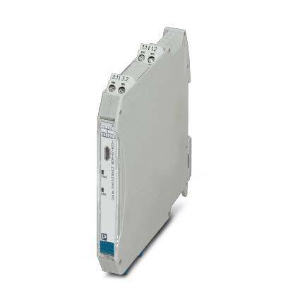 Ein kompaktes, weißes elektrisches Relais-Gerät mit mehreren Anschlusspunkten, konzipiert für den Einsatz in Steuerungssystemen und Automatisierungsanwendungen.