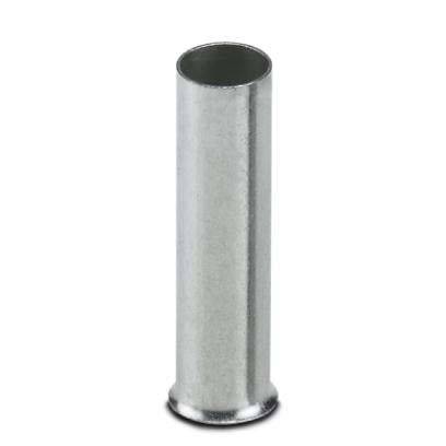 Ein metallischer Zylinderschlauch mit einer breiteren Basis, möglicherweise als Verbindungs- oder Stützkomponente verwendet.