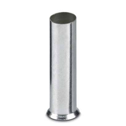 Eine glänzende, zylindrische Metalltube mit leicht ausgestellter Basis, die aufrecht auf einem schlichten Hintergrund steht.