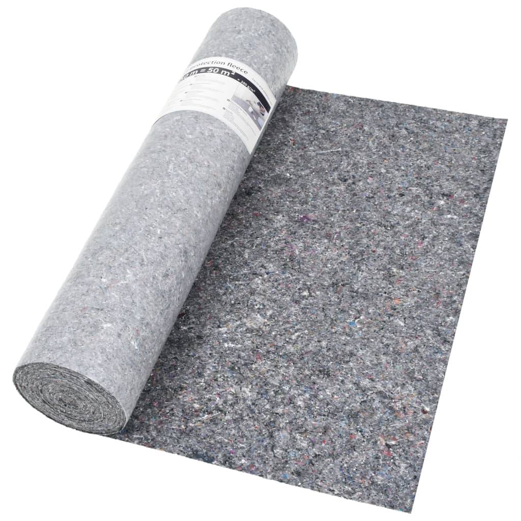 vidaXL Rutschfestes Malervlies 2 Stk. 50 m 280 g/m² Grau