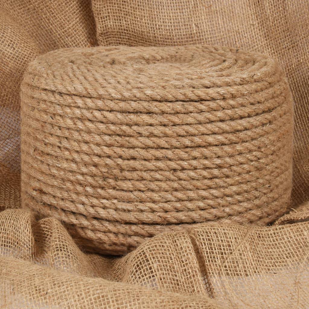 vidaXL Seil 100% Jute 10 mm 100 m