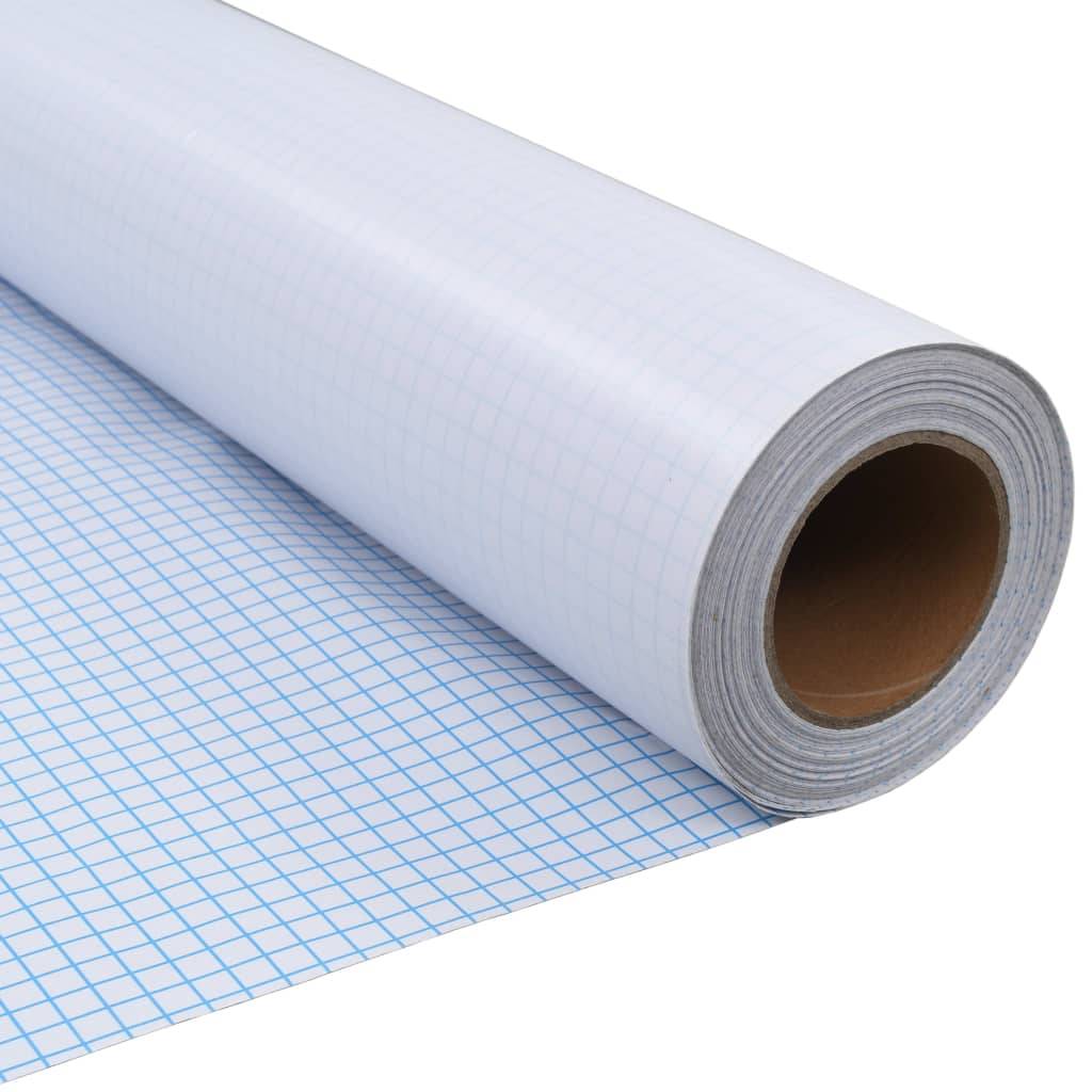 vidaXL Fensterfolie Matt Grau 0,9x5 m PVC
