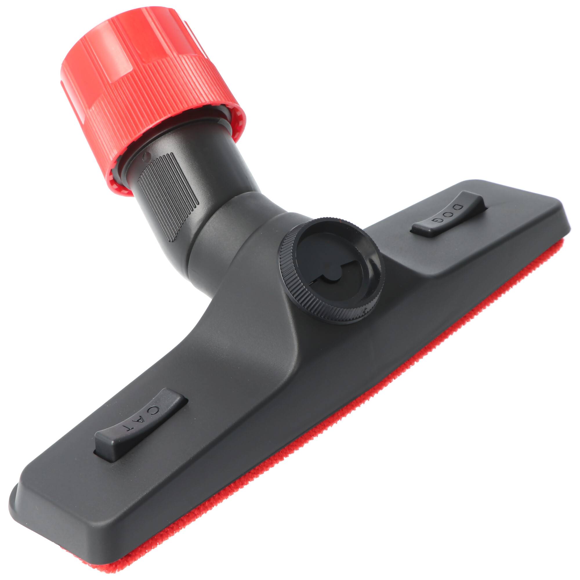 Tierhaar-Bodendüse für Staubsauger mit Rundanschluss 30mm, 32mm, 35mm, 37mm rot schwarz