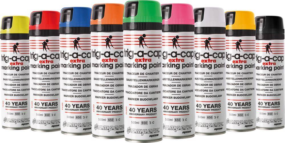 Baustellenmarkierspray t-a-c extra 500ml gelb fl - Artikel: 3495884721009