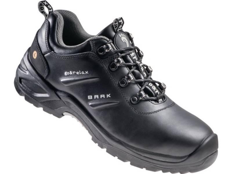 BAAK 7214N-47 Sicherheitsschuh Harris Gr.47 schwarz Glattleder S3 SRC ESD EN