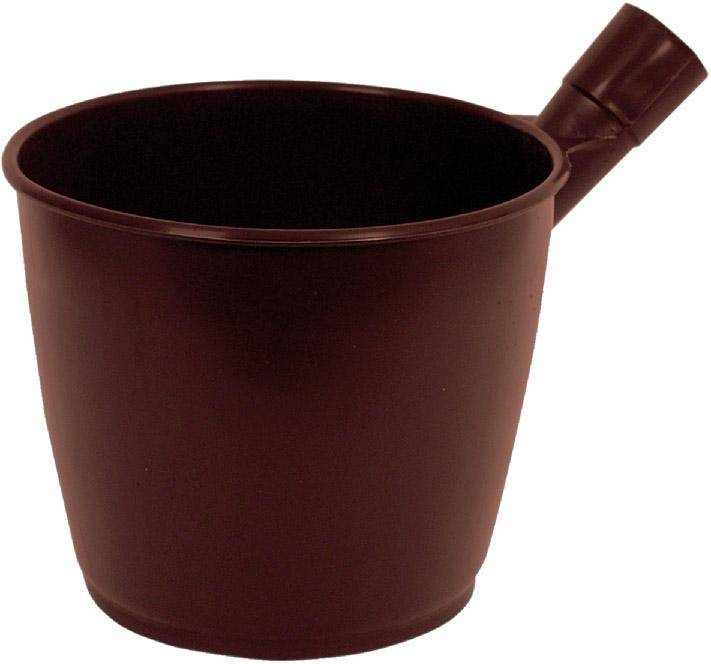 Jaucheschöpfer / Schöpfeimer 6 ltr. braun o.Stiel