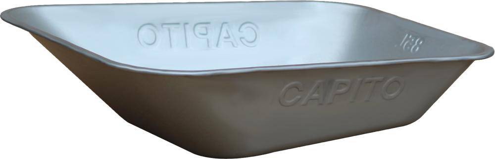 Mulde 85l für Allcar 85 verzinkt, gelocht, 09mm