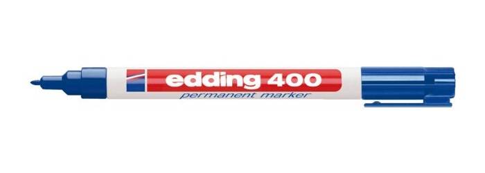 EDDING 400 - Blau - Blau - Weiß - Kunststoff - 1 mm - 10 Stück(e)
