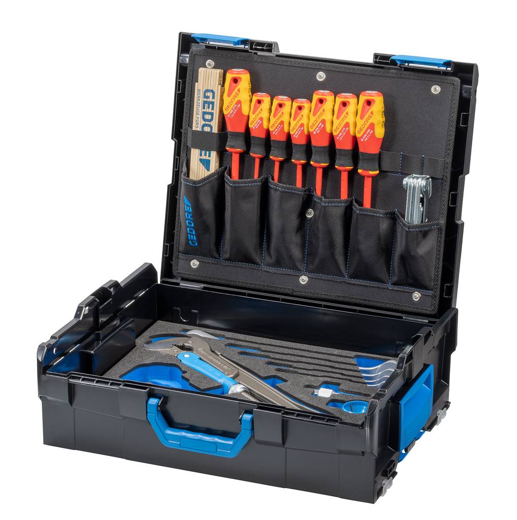 1100-03 GEDORE L-BOXX 136 mit Sortiment Sanitär 44-teilig