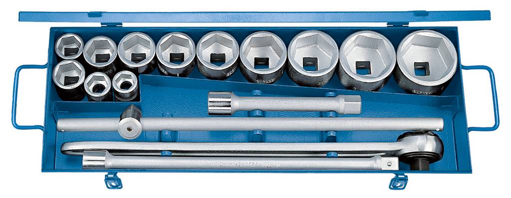 GEDORE 32 FMZ Steckschlüssel-Satz 3/4" 16-teilig 6-kant 22-60 mm