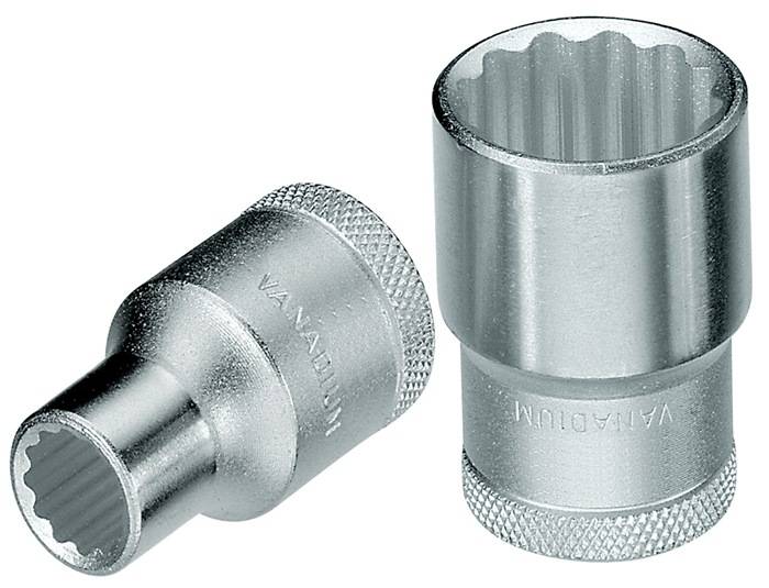 Steckschlüsseleinsatz D 19 1/2 Zoll 12-kant SW 30mm L.43mm GEDORE