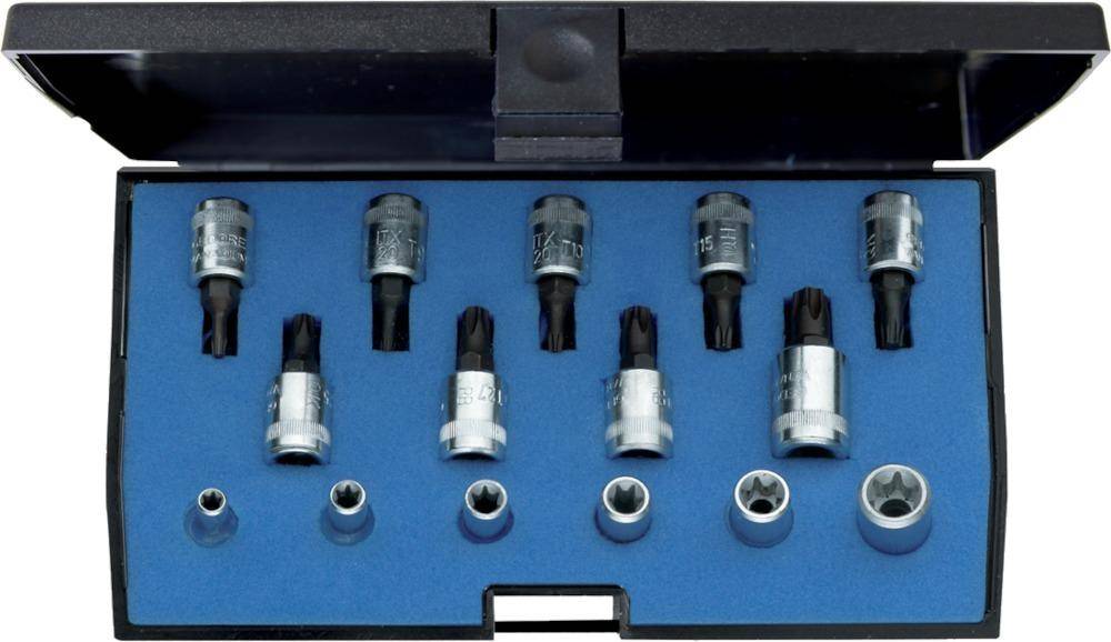 Stecknuss-Satz 1/4" E4-E10x mm T8-40x mm 15-teilig Gedore