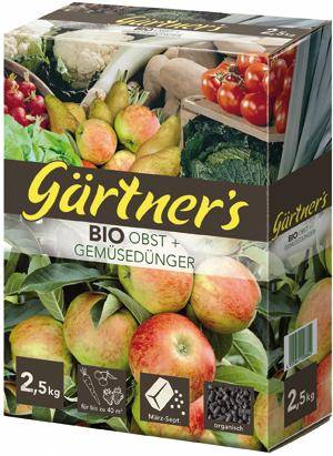 Bio Obst+Gemüsedünger GÄR 2,5 Kg - Artikel: 4005861004385