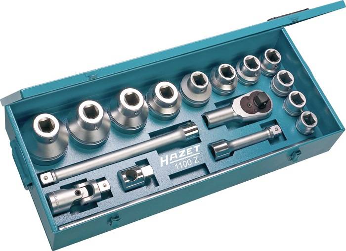 Steckschlüsselsatz 1100Z 17-tlg.1 Zoll 12KT HAZET