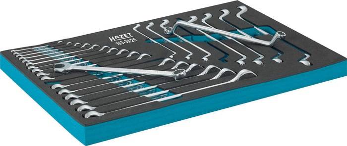 Werkzeugmodul 163-30/25 25-tlg.Safety-Insert-S.Schraubenschlüssel-Satz HAZET