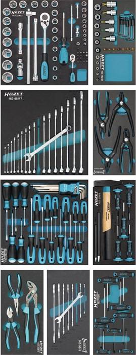 Wkz.wagen 177 B780xT498xH915mm 300kg 7 Schubl.217-tlg.Stahlbl.HAZET