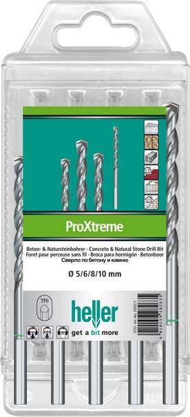 Betonbohrer-Satz ProXtreme 4/5/6/8/10mm heller