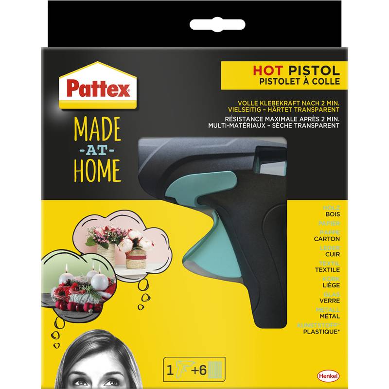 Pattex Heißklebepistole HOT PISTOL "Made at Home"