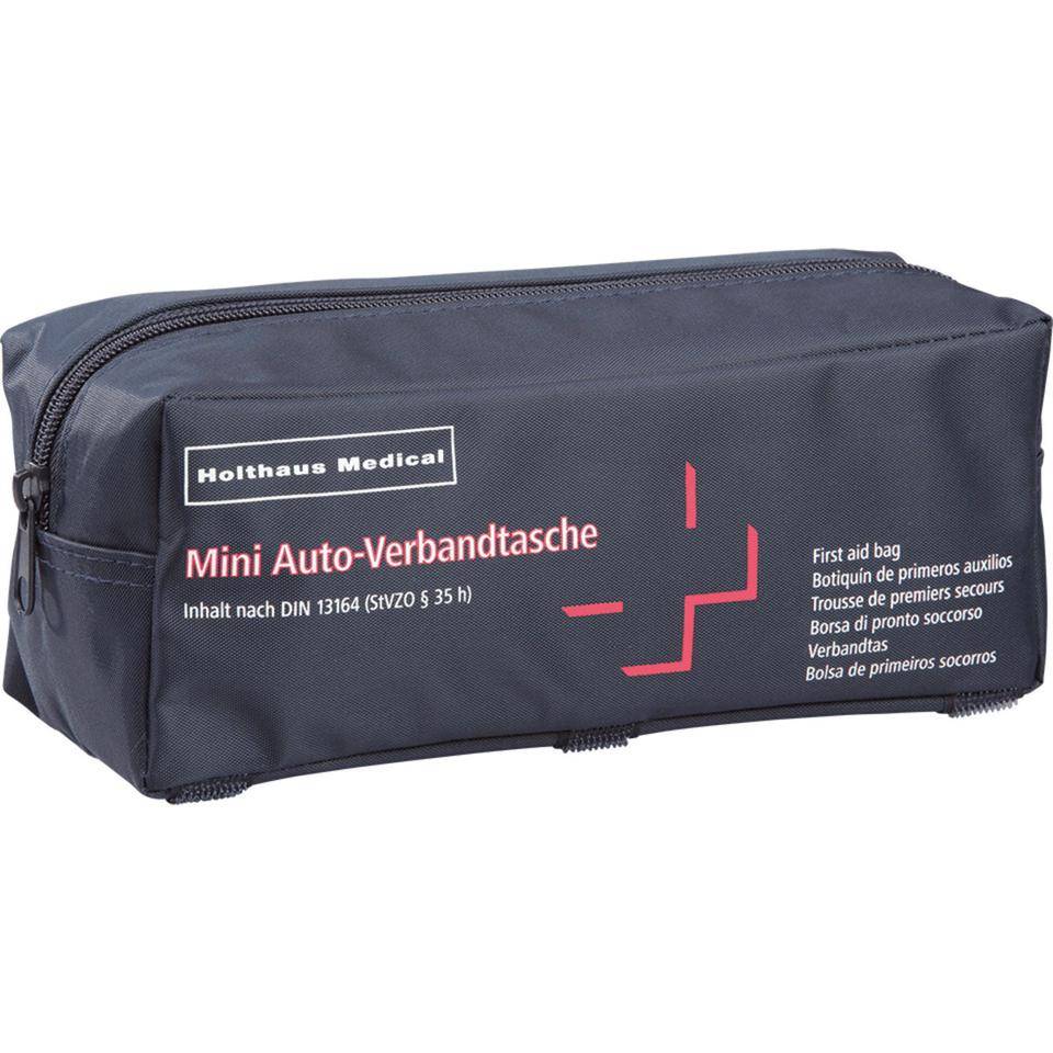 Holthaus Medical KFZ-Verbandtasche Mini, DIN 13164, Nylontasche,22x8,5x8cm