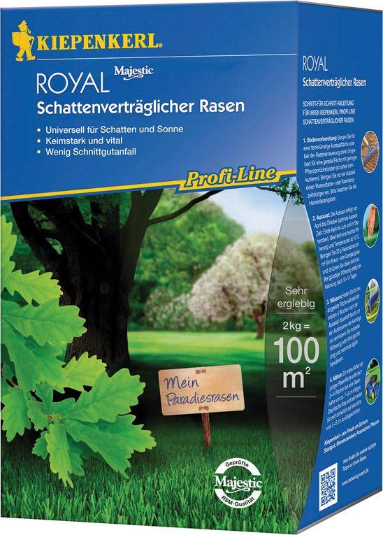 Schattenverträgl. Rasen Profi-Line Royal 2kg