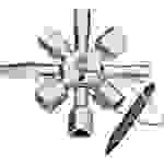KNIPEX Universalschlüssel TwinKey, 00 11 01 Für gängige Schränke und Absperrsysteme, Multifunktionaler Schlüssel für Schließungen aus den Berei