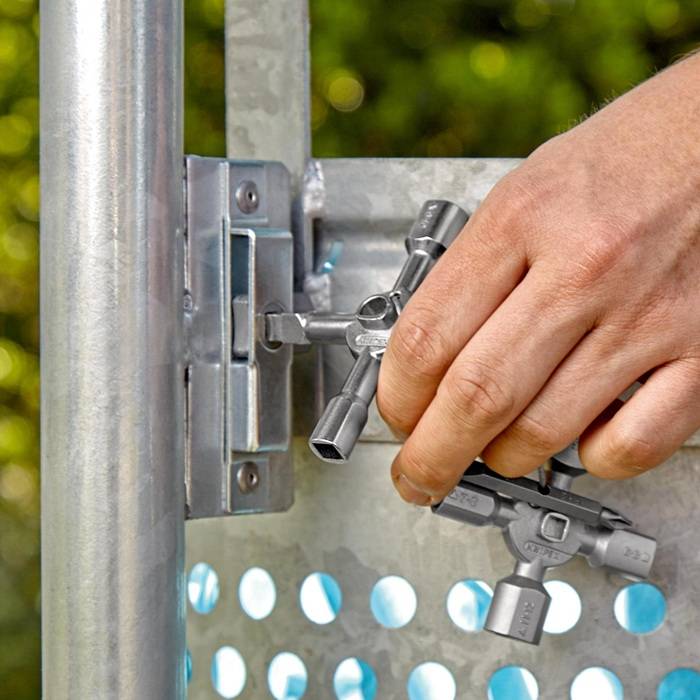 Schaltschrankschlüssel TwinKey® 6 Funktionen m.Magnet Verb.KNIPEX