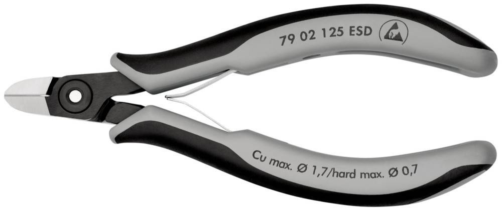 Knipex-Werk Elektronik-Seitenschneider 79 02 125 ESDSB
