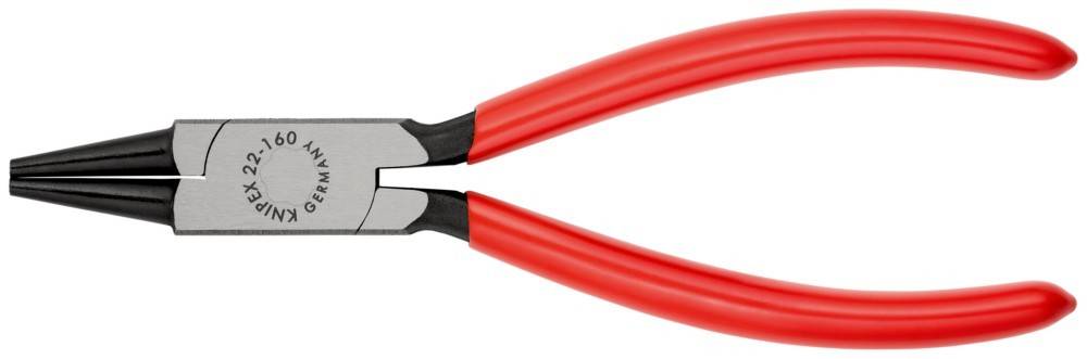 Ein Paar Diagonalzangen mit roten Griffen und glänzender Metallklinge, verwendet zum Durchtrennen von Drähten.