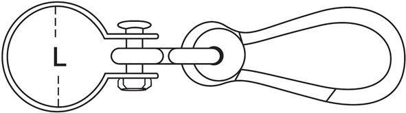Art.19M Schaukelhaken zn 19M/50