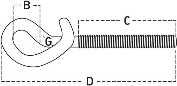 Art.19SE Schaukelhaken zn 19SE/M12x180