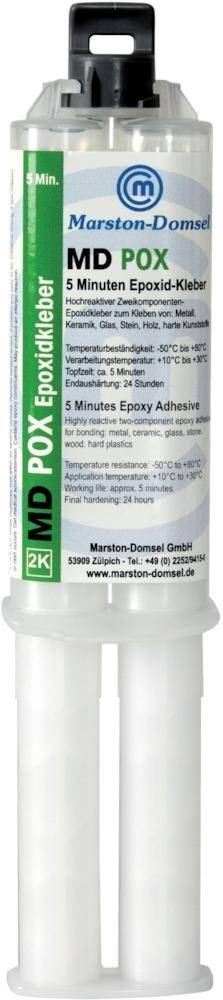 MD-pox Epoxidkleber 1:1 Doppelspritze 25g - Artikel: 4016673005026