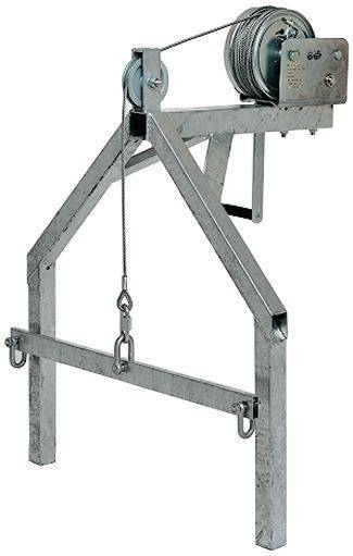 Handwinde mit Gestell 20mtr. Seillänge