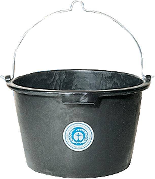 Spezialkübel rund, schwarz 120 L