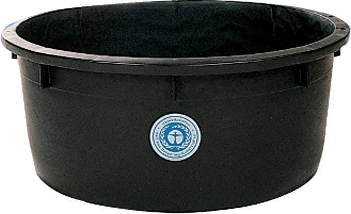 Spezialkübel rund, schwarz 230 L