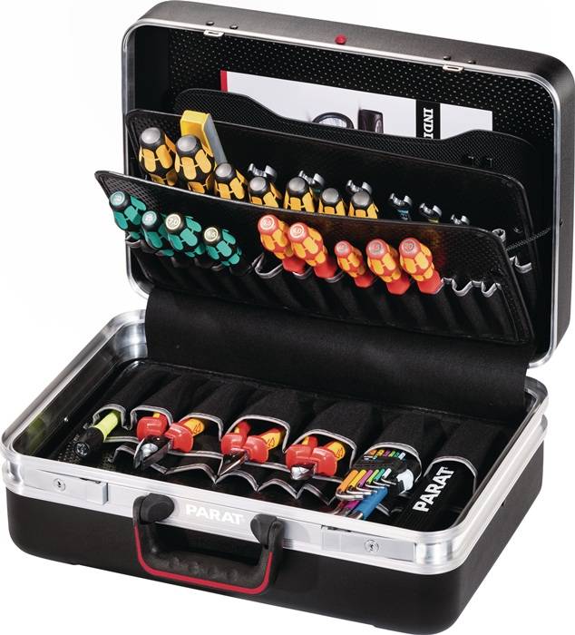Schalenkoffer CLASSIC Plus B460xT190xH310mm Dop-Alu 27l X-ABS-Ku.,Alu.PARAT