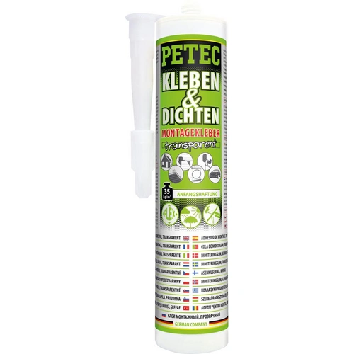 Kleben + Dichten Ecoline 290 ml, transparent - Artikel: 4013558949291 Kleben + Dichten Ecoline 290 ml, transparent - Artikel: 4013558949291