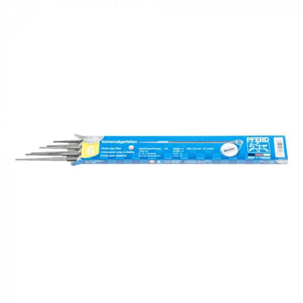 PFERD Kettensägefeile 412 - Länge 200 mm - Ø 7,9 mm - Classic - VE 6 Stück - Preis per VE