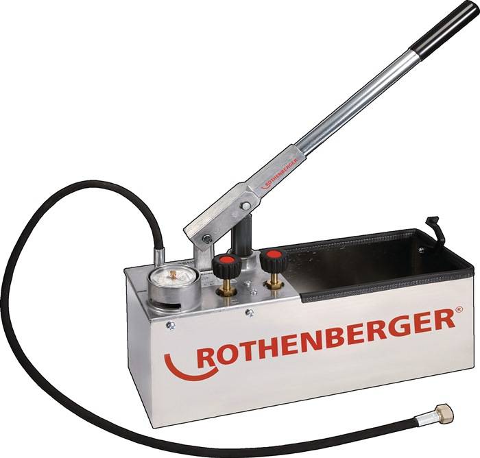 Prüfpumpe RP 50 S Inox 0-60bar R 1/2 Zoll Saugvolumen p.Hub ca.45ml Edelstahl